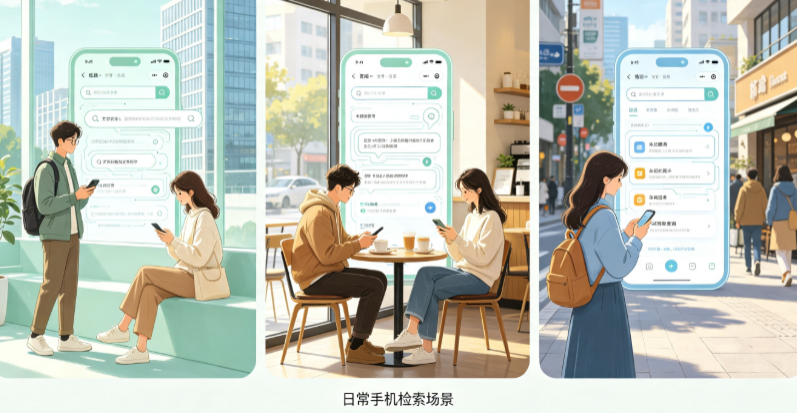 万盛区普通人日常手机使用场景拆解：GEO 与 AI 优化如何改变信息检索体验